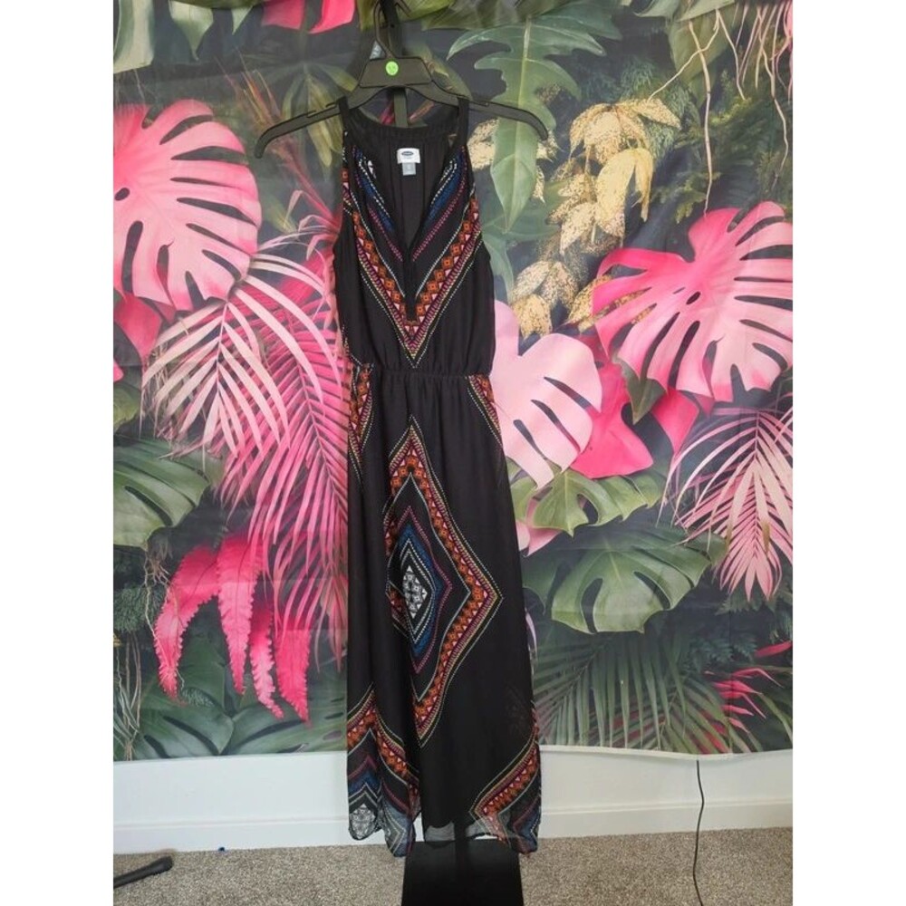 Old navy long halter styled dress